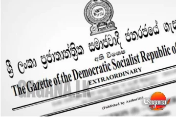 විශේෂ ගැසට් නිවේදනයක් නිකුත් වේ
