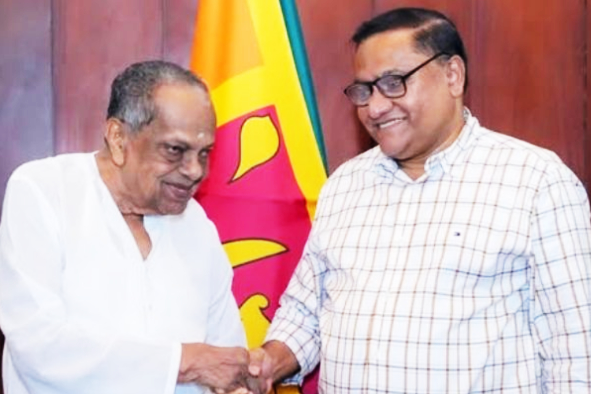 மூத்த தமிழ் அரசியல்வாதியான ஆனந்தசங்கரியை சந்தித்த வெளியுறவு அமைச்சர் | Foreign Minister Meets Ananda Sangkari