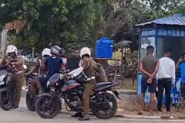 யாழ்ப்பாணம் பண்ணை பகுதியில் சுற்றித்திரிந்த 10 பேர் அதிரடியாக கைது