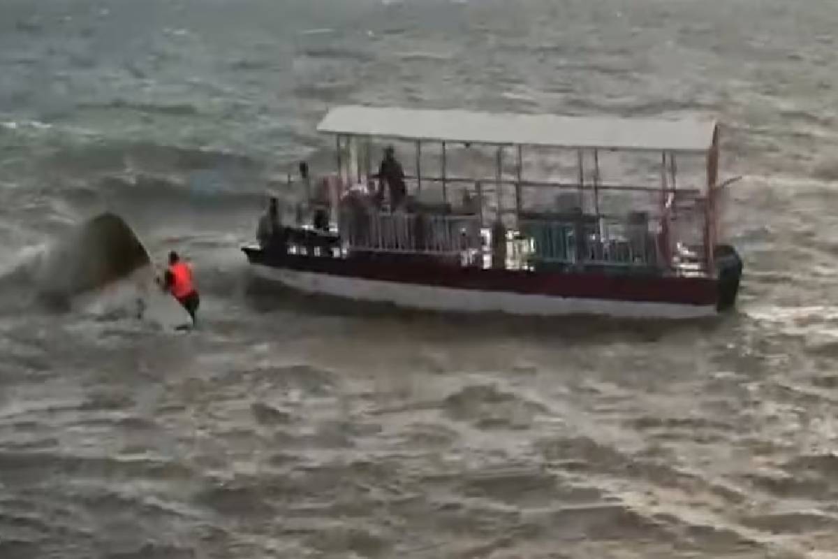 சுற்றுலா பகுதியில் விபரீதம்: 6 பேர் தண்ணீரில் மூழ்கி மரணம் | Narmada River 6 Dead