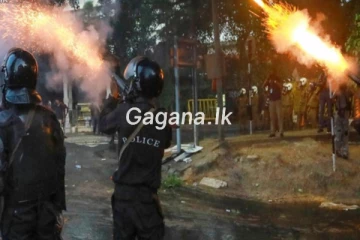 200ක් පැමිණ දැඩි උණුසුම් තත්ත්වයක් හේතුවෙන් පොලීසිය වෙඩි 38ක් තබයි..