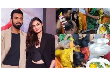 தன் மனைவியோடு மஹாகாள் சிவன் கோயில் வழிபாடு செய்த கே.எல்.ராகுல்... - வீடியோ வைரல்...!