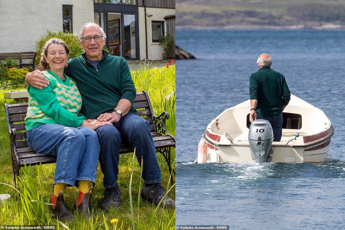 london couple selling scottish island