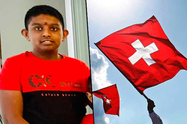 உலக ரோபோ ஒலிம்பிக் போட்டியில் பங்கேற்கும் ஈழத்து சிறுவன்..! | Swiss Robot Olympics Jaffna Tamil Boy