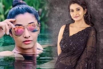மலை உச்சியில் இப்படியொரு போஸ்!! நீச்சல் குள புகைப்படத்தை வெளியிட்ட நடிகை பிரியா பவானி சங்கர்..