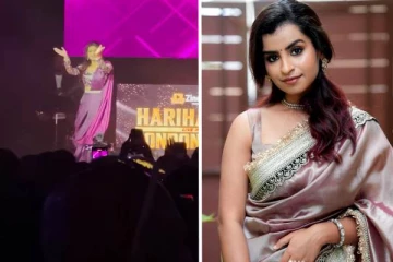 பாடச் சென்ற இடத்தில் நடனமாடி ரசிகர்களை குஷிப்படுத்திய சிவாங்கி