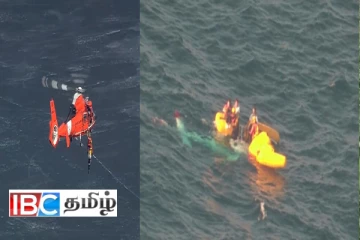 வெளிநாடொன்றில் அனர்த்தம் : நோயாளியை ஏற்றிச் சென்ற உலங்கு வானூர்தி கடலில் வீழ்ந்தது