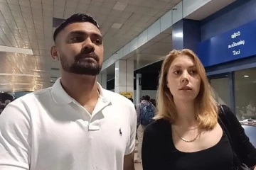 தனுஷ்க குணதிலக்கவுடன் இலங்கை வந்த பெண் யார்..!