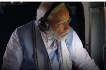 வயநாடு நிலச்சரிவு : ஹெலிகாப்டரில் பிரதமர் மோடி ஆய்வு!