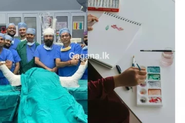 ලොවම සංවේදී කරමින් චිත්‍ර ශිල්පියෙකුට කාන්තාවකගේ දෑත් බද්ධ කරයි..(VIDEO)