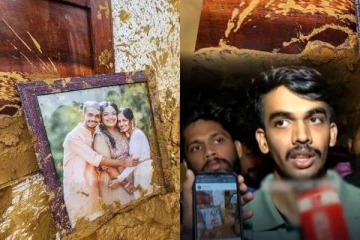 குடும்பமாக உயிரிழந்ததாக பரவிய புகைப்படம்..நிலச்சரிவில் சிக்காமல் பாதுகாப்பாக இருப்பதாக இளைஞர் பேட்டி