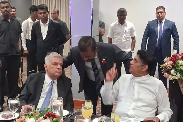 திருமண நிகழ்வில் ஒன்றிணைந்த அரசியல் முக்கிய புள்ளிகள்! தென்னிலங்கை அரசியலில் ஏற்படவுள்ள மாற்றம் | Ranil Sajith Meeting