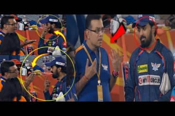 கே.எல்.ராகுலிடம் கடுமையாக நடந்து கொண்ட லக்னோ அணி உரிமையாளர்: வைரலாகும் காணொளி