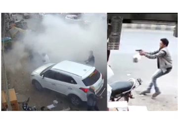 நடுரோட்டில் எம்எல்ஏ ராஜுபால் கொலை வழக்கில் முக்கிய சாட்சியாளர் சுட்டுக்கொலை - அதிர்ச்சி சிசிடிவி வைரல்...!