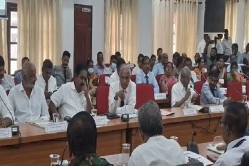 தையிட்டி போராட்ட விவகாரம் -தமிழ்த்தேசிய கட்சி உறுப்பினர்களுடன் வெளிநடப்பு செய்த அங்கஜன்!