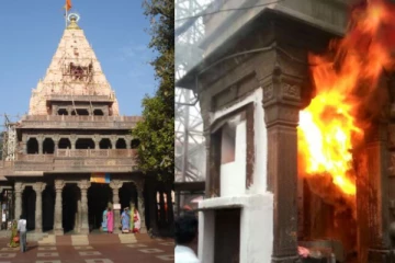 கோயில் கருவறைக்குள் பயங்கர தீ; 14 பேர் படுகாயம் - ஷாக் சம்பவம்!