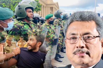 கோட்டாபய வீட்டுக்கு அருகில் பதற்றம் - டனிஸ் அலி உள்ளிட்ட மூவர் கைது(காணொளி)