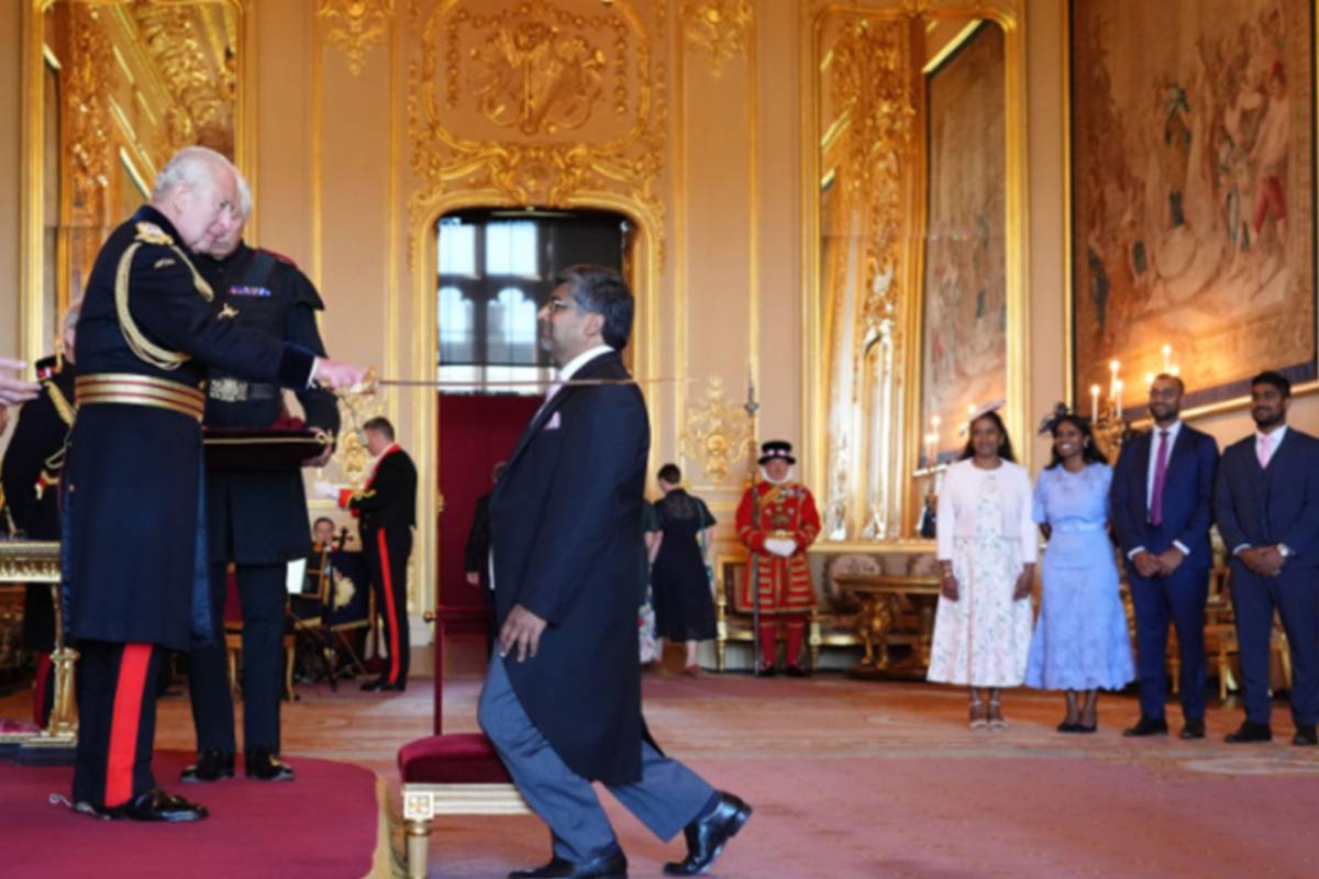 ஈழத்தமிழருக்கு பிரித்தானிய மன்னர் வழங்கிய கௌரவம் | Srilankan Tamil Nishan Get Knight Award From King