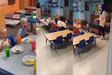 பேய் வேடமிட்டு குழந்தைகளை அச்சுறுத்திய 4 ஊழியர்களுக்கு நேர்ந்த நிலை!