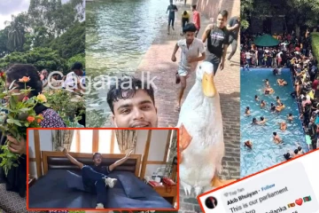 ඇරපු අතක් නෑ ආයේ "අප ඉගෙන ගත්තේ ඔබෙන්.."- බංගලි අරගලකරුවන් ශ්රී ලංකා අරගලකරුවන්ට තුති පුදයි. - (PHOTOS)