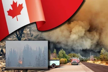 கனடாவில் ஏற்பட்டுள்ள காட்டுத்தீ: மக்களை வெளியேற்ற அரசு நடவடிக்கை