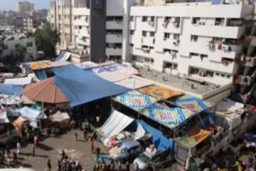 அல்ஸிபா மருத்துவமனையின் கீழ் ஹமாசின் கட்டளைப்பீடம் - அமெரிக்கா