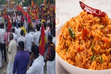 பிரேமலதா ஆர்ப்பாட்டம்; உணவை சாப்பிட்ட மக்கள் வாந்தி, மயக்கம் - பரபரப்பு!