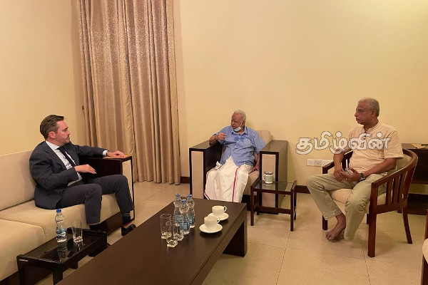 தமிழ்த் தேசியக் கூட்டமைப்பின் தலைவரை சந்தித்த ஐ.நாவின் பிரதிநிதி | Shampandan Talk With President Advocate Sumandran