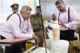 நீர்கொழும்பு சிறைச்சாலை கலவரம் : காயமடைந்த அதிகாரிகளை நேரில் சந்தித்த அமைச்சர் ஹர்ஷன