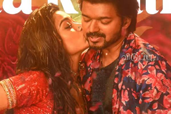 நடிகையின் உதடு வலிக்க கொஞ்சிய நடிகர் விஜய்.. முதல் பாடல்-லையே இப்படியொரு ரொமான்ஸ்-ஆ.. | Vijay Rashmika Varisu Song Leak Thaman Music