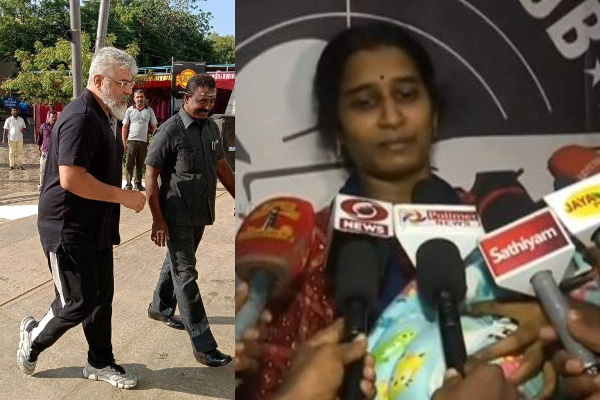 கைக்குழந்தையுடன் காத்திருந்த தாய்...நெகிழ வைத்த நடிகர் அஜித்..! - தமிழ்நாடு