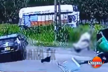හොරණේ බිහිසුණු අනතුරක් – CCTV එකෙන් දැක්ක දේ හිතන්නවත් බැහැ! [VIDEO]