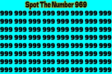 Optical illusion: இப்படத்தை வைத்து கண்பார்வையை சோதியுங்கள் இதில் '969' எங்கே உள்ளது?