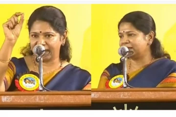 அப்பா இடத்தில் உங்களை பார்க்கிறேன் அண்ணா - கண்கலங்கிய கனிமொழி!