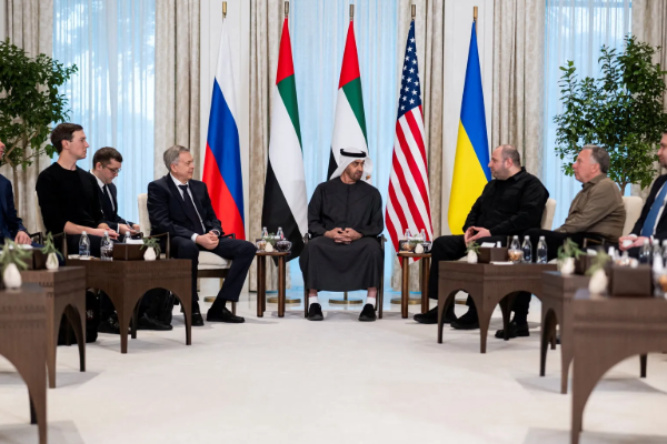 ரஷ்யா, யுக்ரைன் மற்றும் அமெரிக்கா பங்கேற்கும் முத்தரப்பு அமைதிப் பேச்சுவார்த்தை | Russia Ukraine Us Peace Talks In Uae