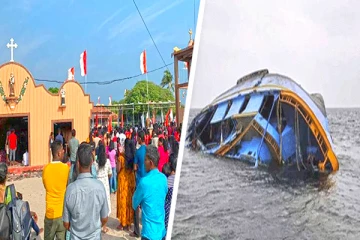 கிளிநொச்சியில் படகுகள் மோதுண்டு விபத்து: ஏழு பேர் காயம்