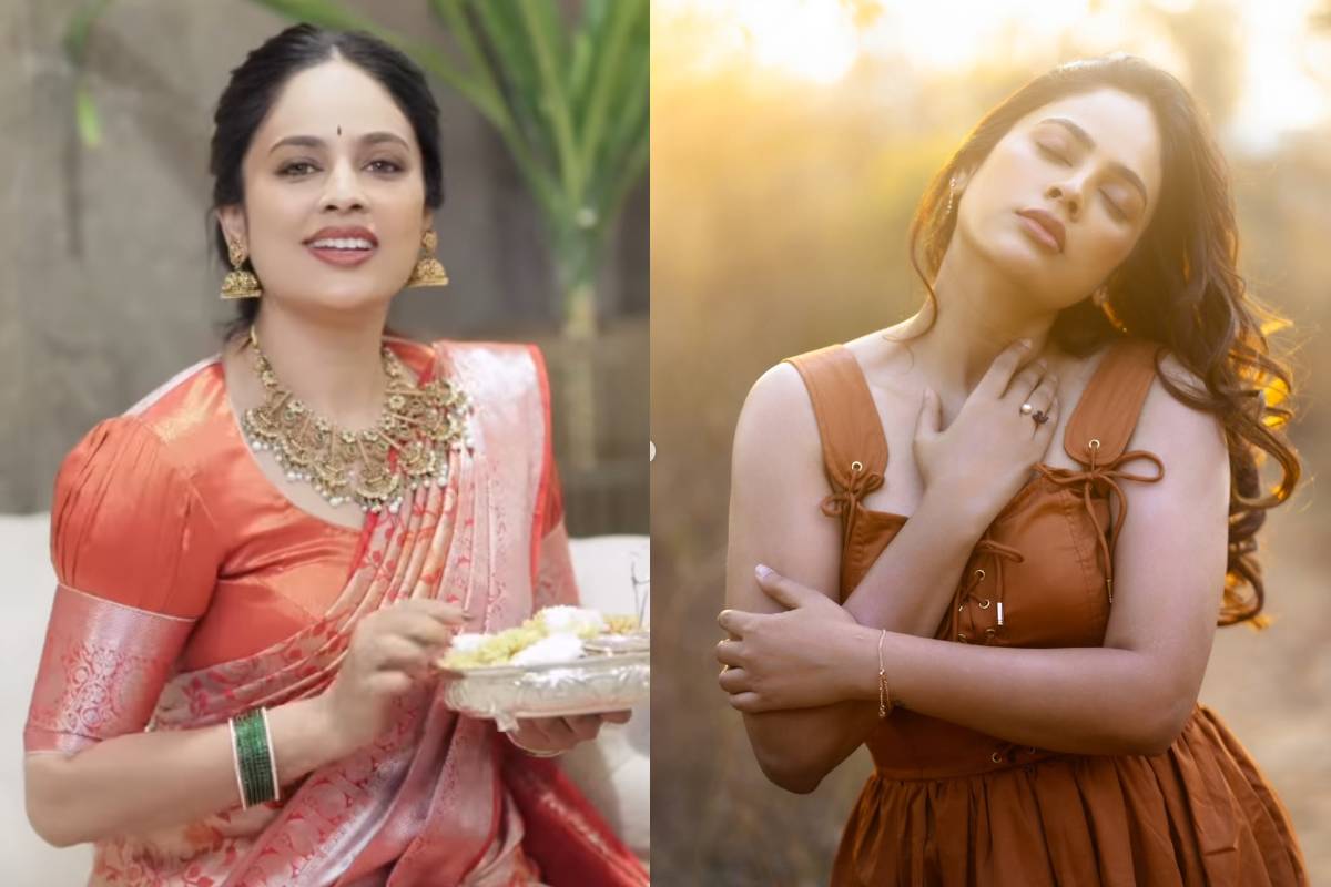 கையில் ஸ்டாபெரி! கிளாமர் லுக்கில் நடிகை நந்திதா ஸ்வேதா... | Actress Nandita Swetha Recent Photos Post Viral