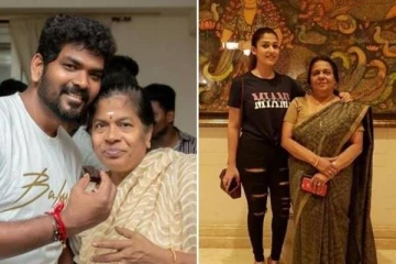 காதலனோடு அம்மா பிறந்தநாளைக் கொண்டாடிய லேடி சூப்பர்ஸ்டார்