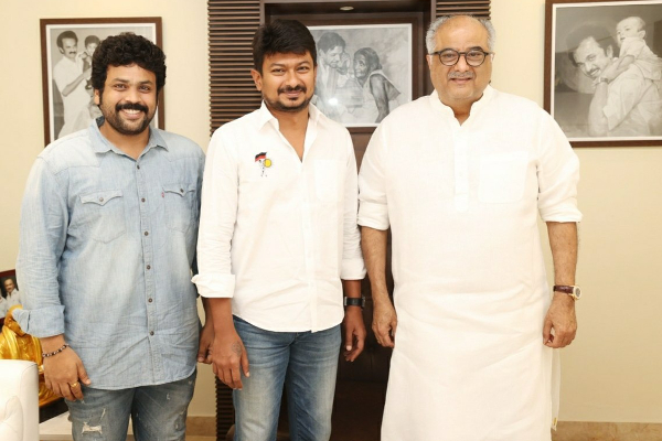 உதயநிதி ஸ்டாலினுடன் வலிமை பட தயாரிப்பாளர் திடீர் சந்திப்பு | Udhayanidhi Stalin Valimai Boney Kapoor