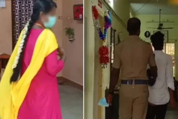 பஸ் ஸ்டாப்பில் மாணவிக்கு தாலி கட்டிய விவகாரம்; மாணவன், மாணவியிடம் போலீசார் விசாரணை