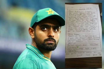 பாகிஸ்தான் அணி கேப்டனுக்கு 8 வயது சிறுவன் அனுப்பிய கடிதம்!  பதில் அனுப்பிய பாபர் அசாம்