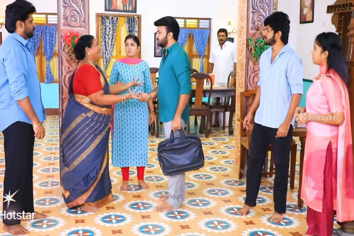 பாண்டியன் கேட்டபடி பணத்தை திருப்பி கொடுத்த மகன், யாரு பாருங்க... பாண்டியன் ஸ்டோர்ஸ் 2 படப்பிடிப்பு தள போட்டோ | Pandian Stores 2 Serial Next Storyline Photo