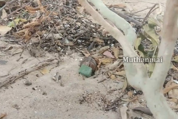 கந்தளாயில் கைக்குண்டு மீட்பு: பொலிஸார் தீவிர விசாரணை | Chinna Kulam Hand Grenade