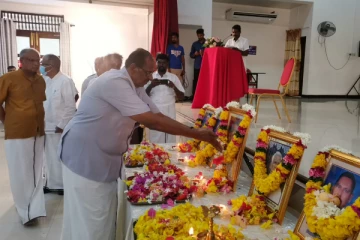 கோவிட் தொற்று காரணமாக உயிரிழந்த இலங்கை தமிழரசு கட்சி உறுப்பினர்களுக்கு நினைவேந்தல் அனுஷ்டிப்பு (Photos)