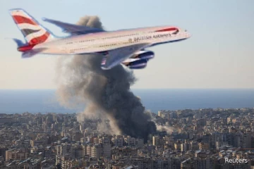 மத்திய கிழக்கு நாடுகளுக்கான விமான சேவையை இரத்து செய்தது பிரிட்டன் விமான நிறுவனம்