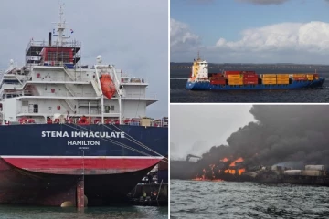 வட கடலில் எண்ணெய் டேங்கர், சரக்குக் கப்பல் மோதல்! 32 பேர் உயிரிழப்பு