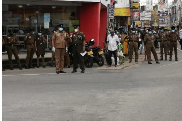 இராணுவமயமாக்கலுக்கு எதிராக நீர்கொழும்பில் போராட்டம்