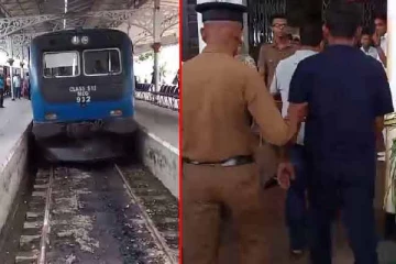 மதுபோதையில் தொடருந்தை செலுத்திய சாரதி இடைநடுவில் தப்பியோட்டம்