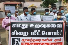 அரசியல் கைதிகளின் விடுதலையை கோரி யாழில் போராட்டம்!