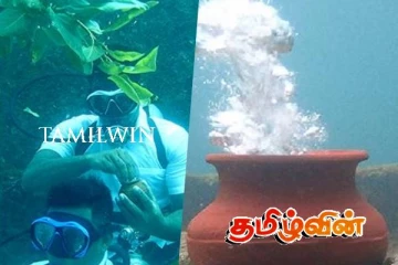 இலங்கையில் முதன்முறையாக நீருக்கடியில் புத்தாண்டு விழா